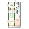 三交バス（名古屋付近）/東平島 徒歩3分 3階 築28年 3LDKの間取り
