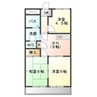 (上記以外の)名鉄バス/神守ノリタケカンパニー前 徒歩5分 2階 築34年 3DKの間取り