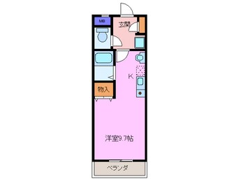 間取図 名鉄名古屋本線/西枇杷島駅 徒歩4分 2階 築21年