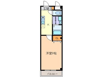 間取図 名鉄津島線･尾西線（須ケ口-弥富）/甚目寺駅 徒歩9分 3階 築21年