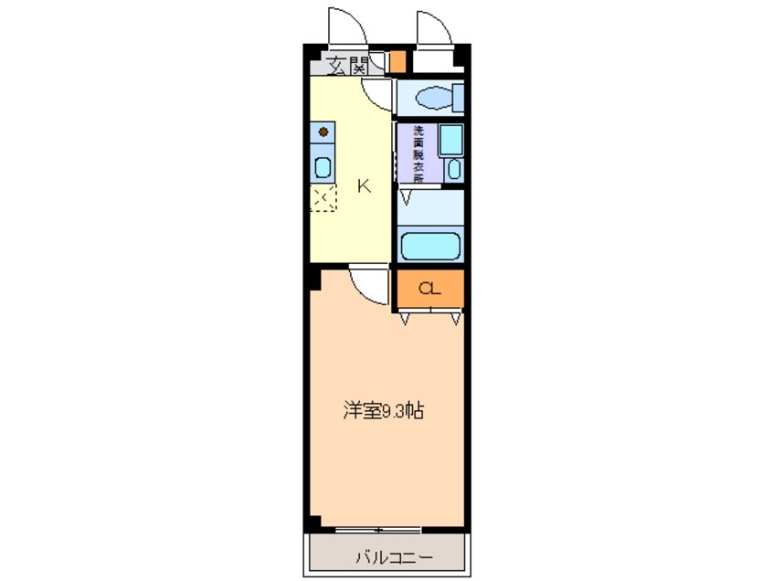 間取図 名鉄津島線･尾西線（須ケ口-弥富）/甚目寺駅 徒歩9分 2階 築21年