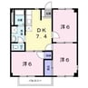 名鉄名古屋本線/国府宮駅 徒歩17分 2階 築32年 3DKの間取り