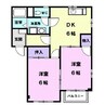 名鉄名古屋本線/丸ノ内駅 徒歩7分 1階 築26年 2DKの間取り