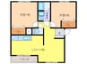 名鉄津島線･尾西線（須ケ口-弥富）/日比野駅 徒歩4分 2階 築24年 2LDKの間取り