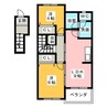 東海交通事業城北線/尾張星の宮駅 徒歩8分 2階 築24年 2DKの間取り