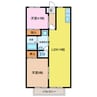 名鉄名古屋本線/大里駅 徒歩18分 1階 築34年 2LDKの間取り