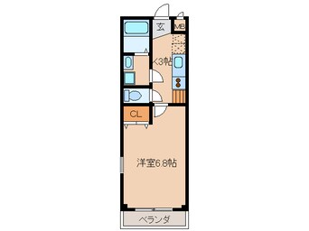 間取図 名鉄津島線･尾西線（須ケ口-弥富）/七宝駅 徒歩18分 1階 築16年