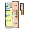 名鉄バス（海部郡）/東条 徒歩16分 2階 築20年 2LDKの間取り
