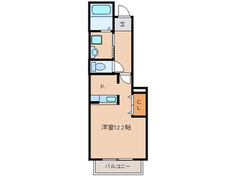 間取図 名鉄津島線･尾西線（須ケ口-弥富）/甚目寺駅 徒歩28分 1階 築16年