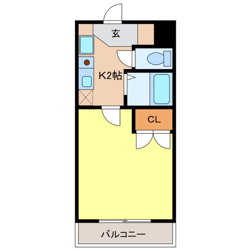 間取図 東海道本線/清洲駅 徒歩8分 3階 築22年