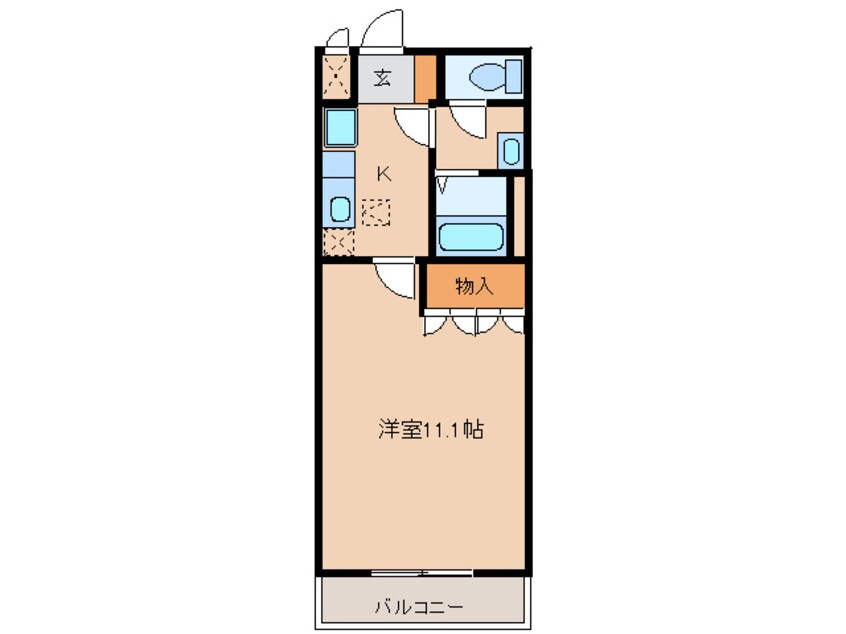 間取図 東海道本線/稲沢駅 徒歩6分 1階 築16年