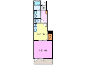 間取図 名鉄名古屋本線/新清洲駅 徒歩16分 1階 築15年