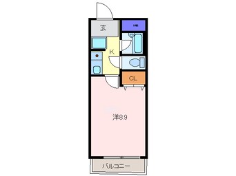 間取図 名鉄名古屋本線/新川橋駅 徒歩5分 1階 築26年