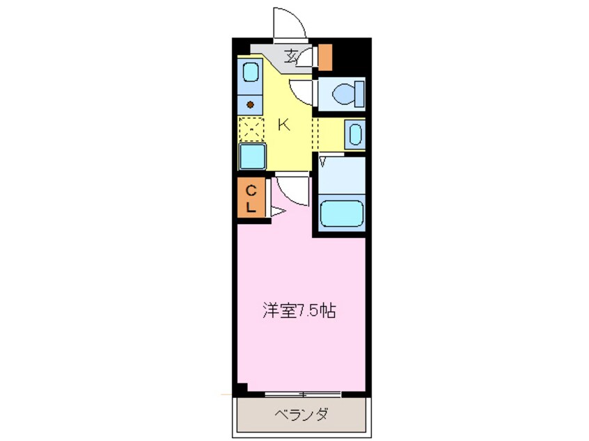 間取図 東海道本線/清洲駅 徒歩2分 3階 築22年