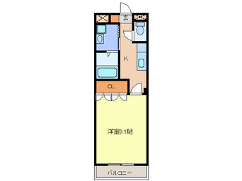 間取図 名鉄名古屋本線/新清洲駅 徒歩1分 1階 築15年