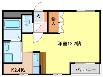 間取図 名古屋市営地下鉄東山線/中村公園駅 バス11分大正橋西下車:停歩2分 2階 築17年