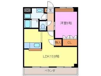 間取図 名鉄津島線･尾西線（須ケ口-弥富）/甚目寺駅 徒歩18分 1階 築15年