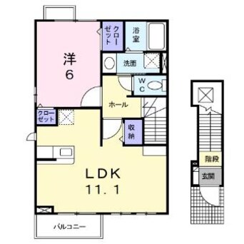 間取図 東海道本線/清洲駅 徒歩11分 2階 築14年