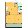 関西本線（東海）/蟹江駅 徒歩5分 4階 築48年 3DKの間取り