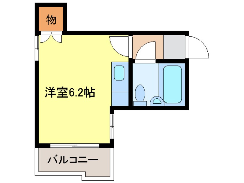 間取図 名鉄名古屋本線/新清洲駅 徒歩9分 3階 築35年