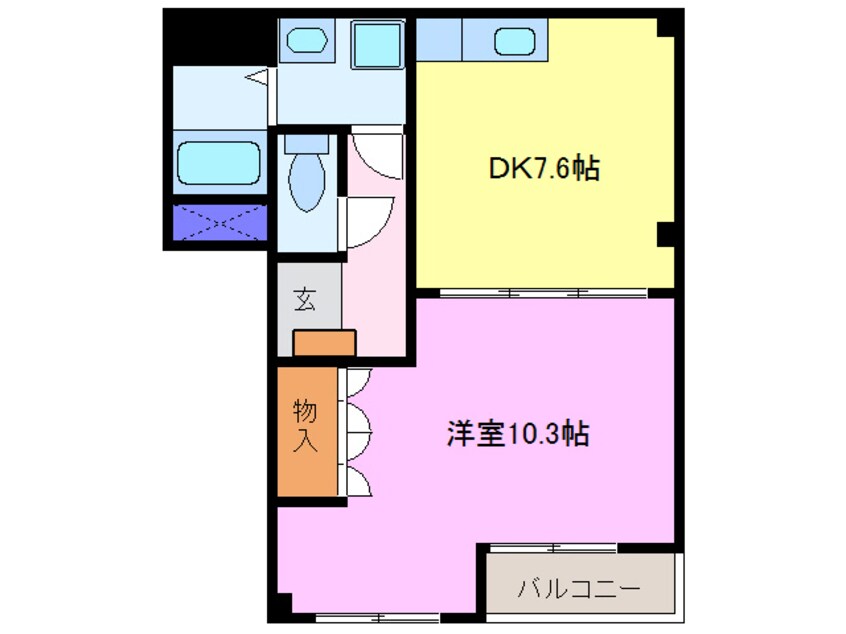 間取図 名鉄津島線･尾西線（須ケ口-弥富）/七宝駅 徒歩34分 1階 築13年