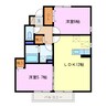 名鉄津島線･尾西線（須ケ口-弥富）/甚目寺駅 徒歩34分 1階 築15年 2LDKの間取り