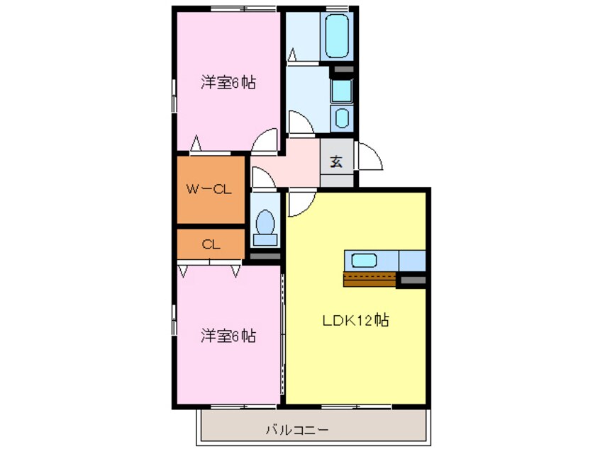 間取図 名鉄津島線･尾西線（須ケ口-弥富）/七宝駅 徒歩23分 3階 築17年