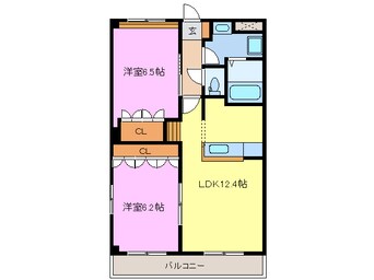 間取図 東海交通事業城北線/尾張星の宮駅 徒歩5分 1階 築13年