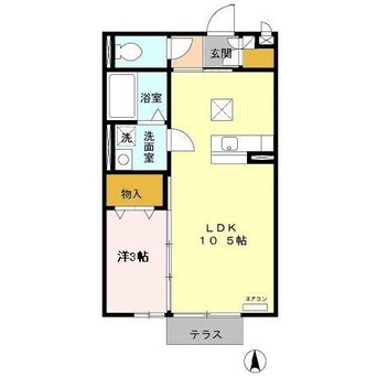 間取図 名鉄名古屋本線/国府宮駅 徒歩4分 1階 築16年