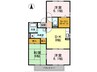 名鉄津島線･尾西線（須ケ口-弥富）/甚目寺駅 徒歩15分 2階 築26年 3DKの間取り