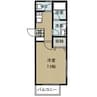 名鉄津島線･尾西線（須ケ口-弥富）/木田駅 徒歩8分 2階 築18年 1Kの間取り
