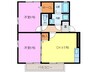 名鉄津島線･尾西線（須ケ口-弥富）/甚目寺駅 徒歩18分 2階 築19年 2DKの間取り