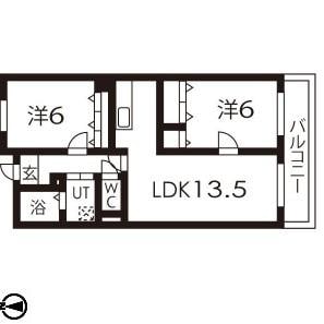 間取り図 名鉄尾西線（津島－玉ノ井）/津島駅 徒歩13分 2階 築23年