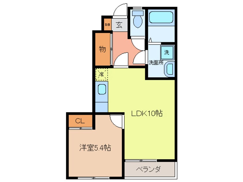 間取図 名鉄津島線･尾西線（須ケ口-弥富）/藤浪駅 徒歩4分 1階 築14年