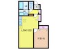 近鉄名古屋線/近鉄弥富駅 徒歩15分 1階 築17年 1LDKの間取り
