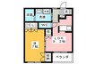 近鉄名古屋線/近鉄弥富駅 徒歩27分 2階 築12年 1LDKの間取り