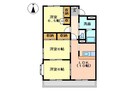 ヴァンヴェール五明Bの間取図