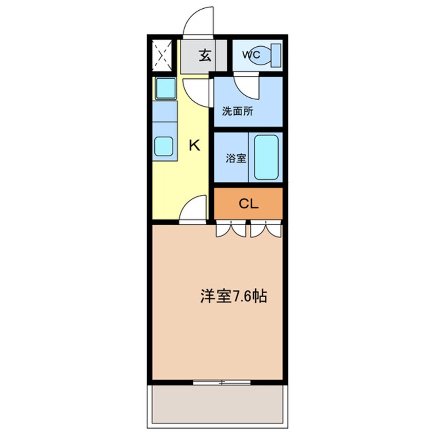 間取図 関西本線（東海）/蟹江駅 徒歩29分 1階 築17年