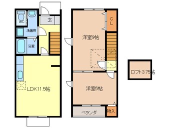 間取図 関西本線（東海）/弥富駅 徒歩12分 1階 築17年