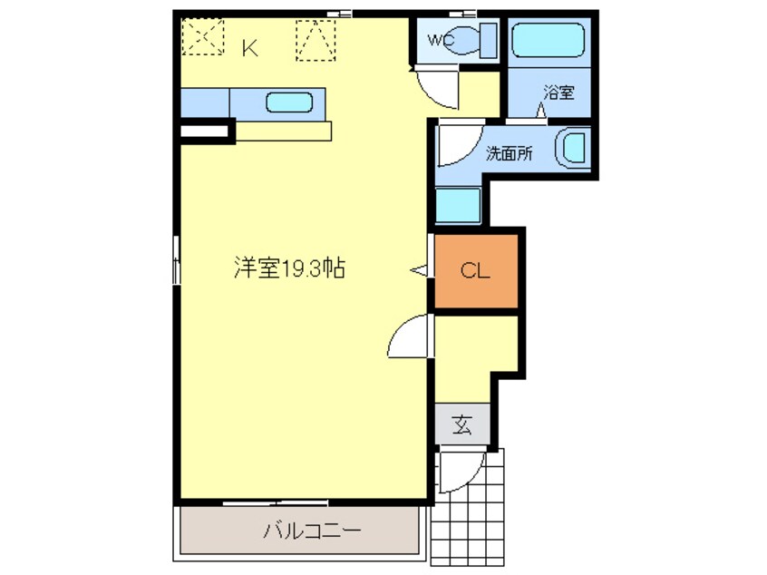 間取図 関西本線（東海）/弥富駅 徒歩7分 1階 築18年