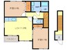 関西本線（東海）/蟹江駅 徒歩25分 2階 築12年 2LDKの間取り
