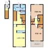 名鉄津島線･尾西線（須ケ口-弥富）/木田駅 徒歩7分 2-3階 築11年 2LDKの間取り