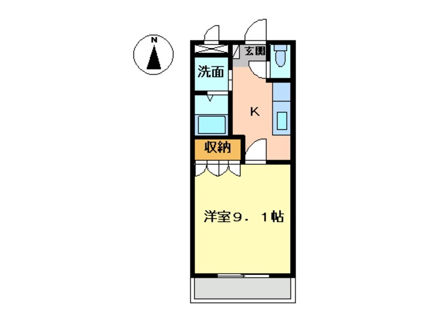 間取図 名鉄津島線･尾西線（須ケ口-弥富）/佐屋駅 徒歩20分 2階 築17年