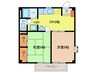 名鉄津島線･尾西線（須ケ口-弥富）/日比野駅 徒歩10分 2階 築32年 2DKの間取り