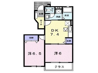 間取図 東海道本線/稲沢駅 徒歩18分 1階 築20年