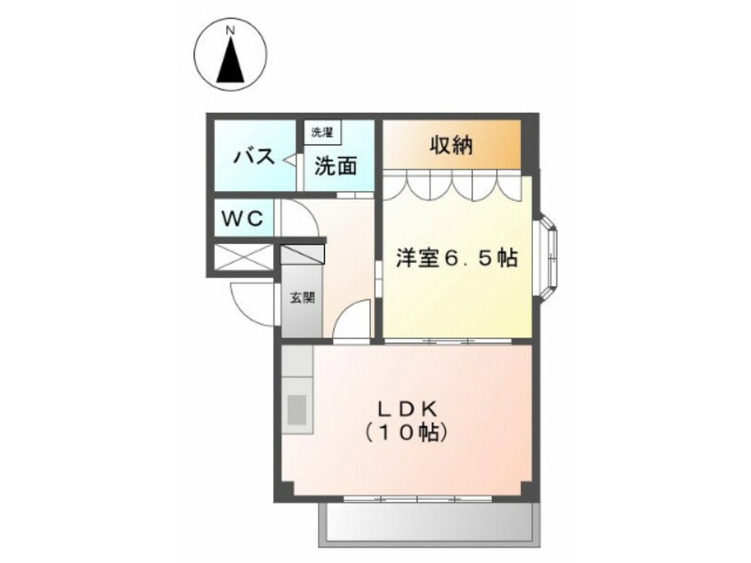 間取図 名鉄名古屋本線/新清洲駅 徒歩8分 1階 築19年