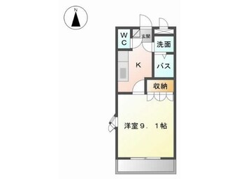 間取図 名鉄尾西線（津島－玉ノ井）/津島駅 徒歩8分 1階 築17年