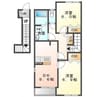 名鉄津島線･尾西線（須ケ口-弥富）/津島駅 徒歩11分 2階 築13年 2LDKの間取り