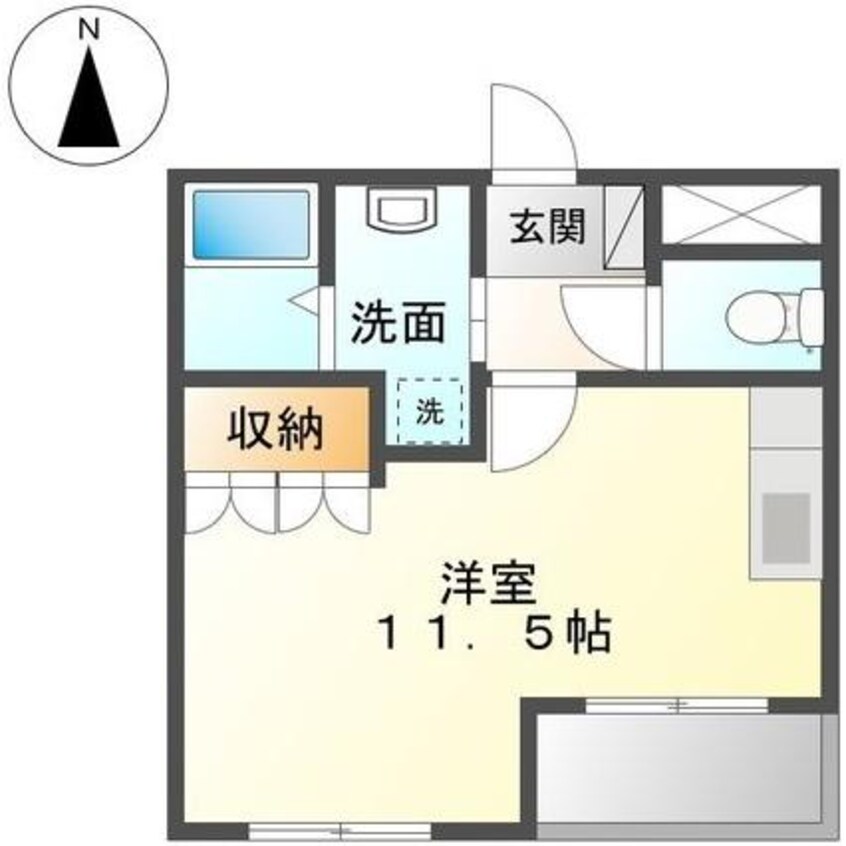 間取図 名鉄津島線･尾西線（須ケ口-弥富）/日比野駅 徒歩14分 1階 築16年