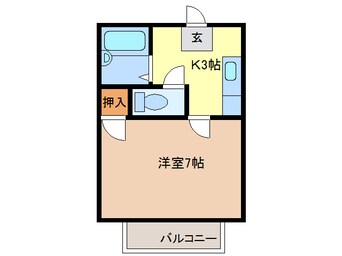 間取図 東海道本線/清洲駅 徒歩10分 2階 築30年